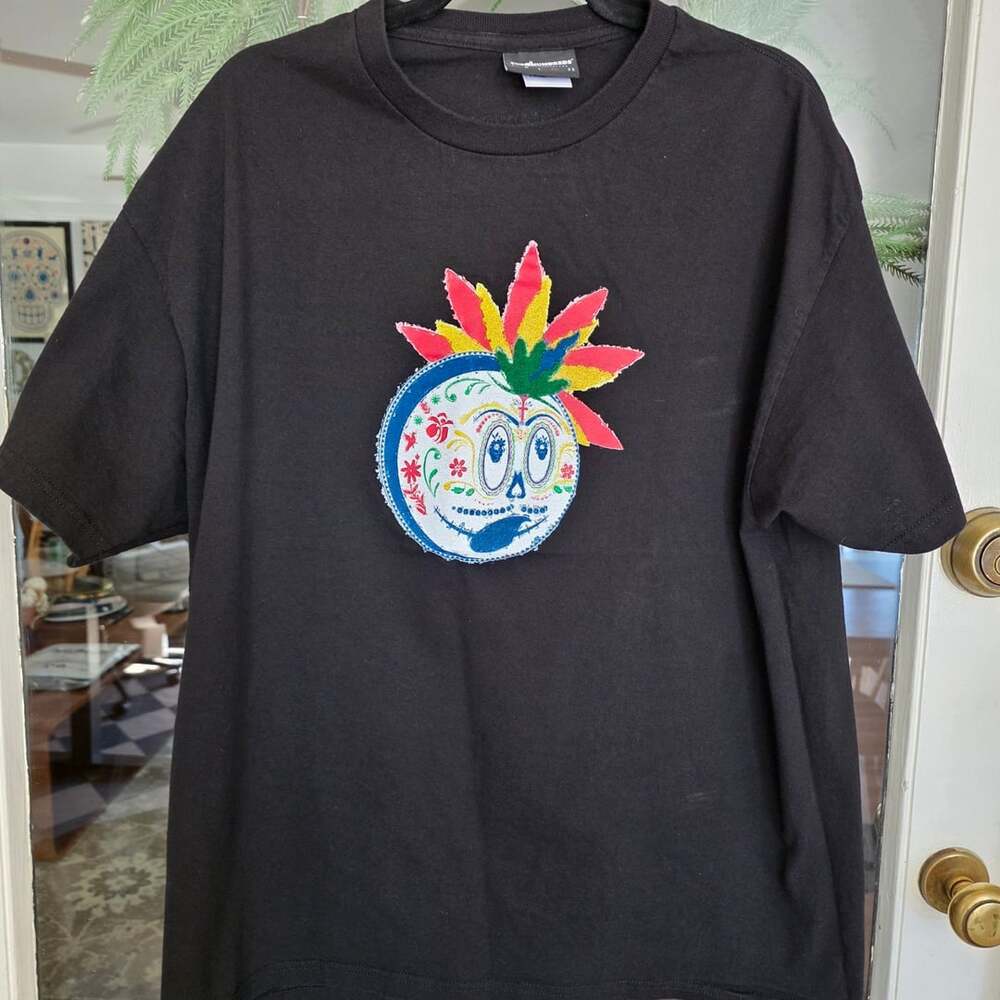The Hundreds Frida Kahlo T-Shirt Mens Size XL Black Cotton